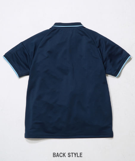 【全4色】BEAMS DESIGN　ハーフZIPポロ半袖（ストレッチ・男女兼用）