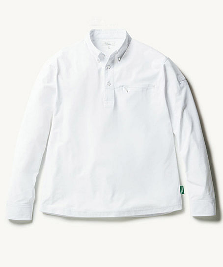 【全3色】BEAMS DESIGN 長袖ポロシャツ（ストレッチ性・吸汗速乾・ボタンダウン・胸ポケット有・男女兼用）