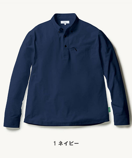 【全3色】BEAMS DESIGN 長袖ポロシャツ（ストレッチ性・吸汗速乾・ボタンダウン・胸ポケット有・男女兼用）