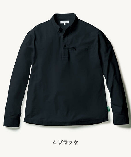 【全3色】BEAMS DESIGN 長袖ポロシャツ（ストレッチ性・吸汗速乾・ボタンダウン・胸ポケット有・男女兼用）