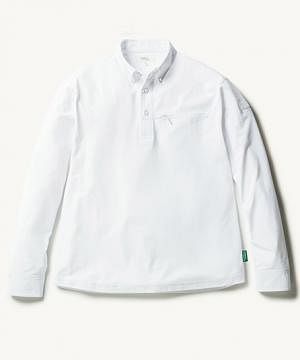 【全3色】BEAMS DESIGN 長袖ポロシャツ（ストレッチ性・吸汗速乾・ボタンダウン・胸ポケット有・男女兼用）