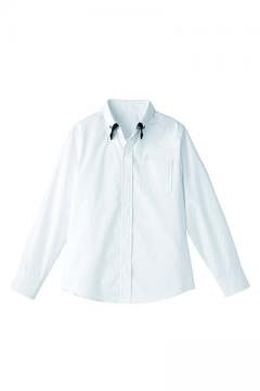 ユニフォーム・制服の通販の【ユニデポ】【全2色】長袖シャツ（男女兼用）