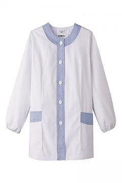 ユニフォーム・制服の通販の【ユニデポ】女性用デザイン白衣　長袖