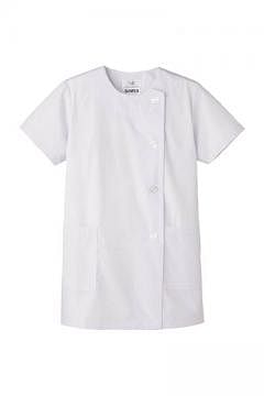 飲食店制服・ユニフォームの通販の【ユニデポ フード】女性用横掛白衣　半袖
