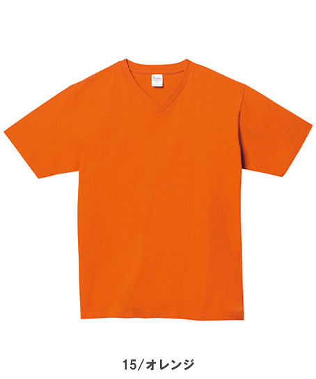 【全10色】5.6オンスヘビーウェイトVネック半袖Tシャツ（XS～3XL・男女兼用）