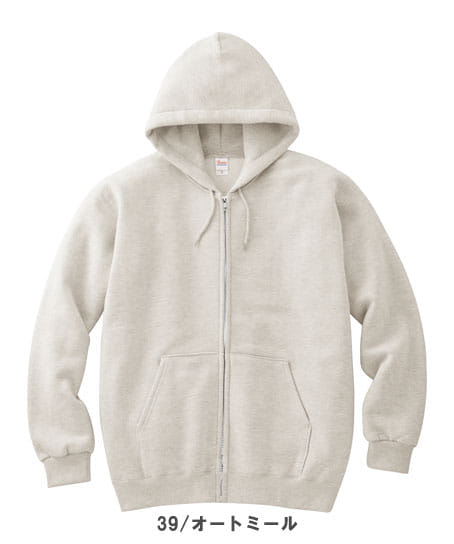 【全15色】8.4オンスジップアップライトパーカー(2重フード・厚手・男女兼用)