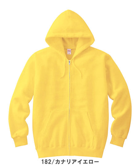 【全15色】8.4オンスジップアップライトパーカー(2重フード・厚手・男女兼用)