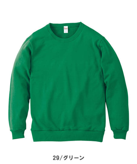 【全15色】8.4オンスクルーネックライトトレーナー(裏毛・厚手・男女兼用)