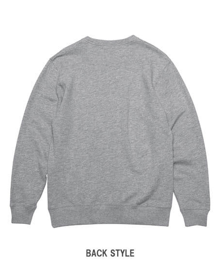 【全15色】8.4オンスクルーネックライトトレーナー(裏毛・厚手・男女兼用)