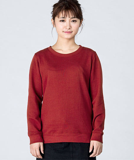 【全15色】8.4オンスクルーネックライトトレーナー(裏毛・厚手・男女兼用)