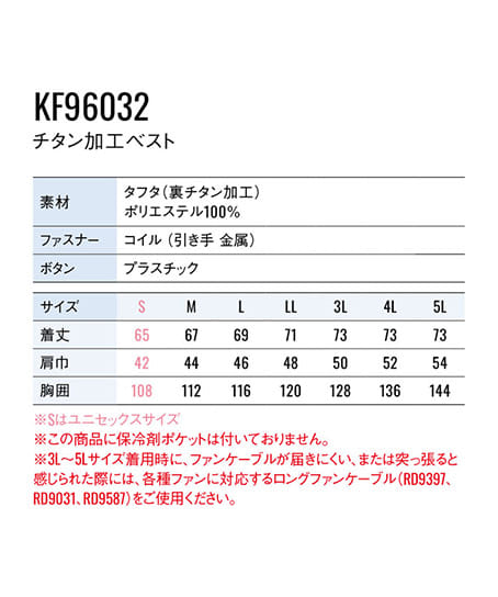 3点セット(KF96032・RD9641・RD9226)【うぇるねす様専用商品】 サイズ詳細