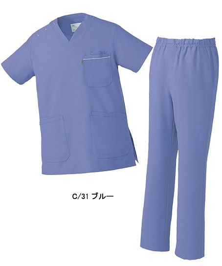 【Mizuno】ミズノスクラブ白衣 上下セット （制電・制菌・男女兼用）（MZ0018A・MZ0019）