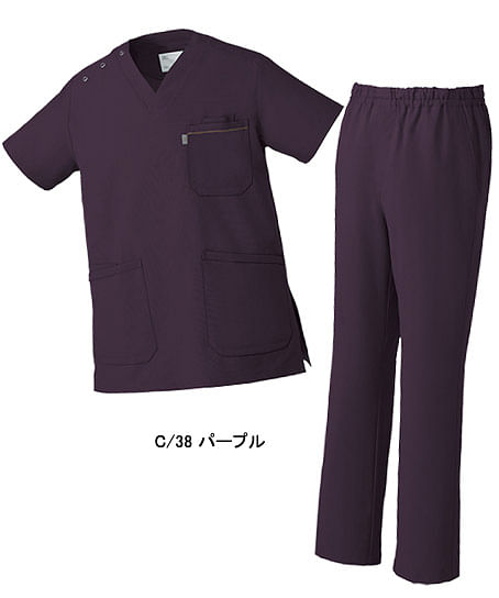 【Mizuno】ミズノスクラブ白衣 上下セット （制電・制菌・男女兼用）（MZ0018A・MZ0019）