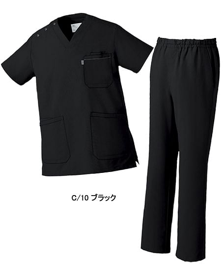 【Mizuno】ミズノスクラブ白衣 上下セット （制電・制菌・男女兼用）（MZ0018A・MZ0019）
