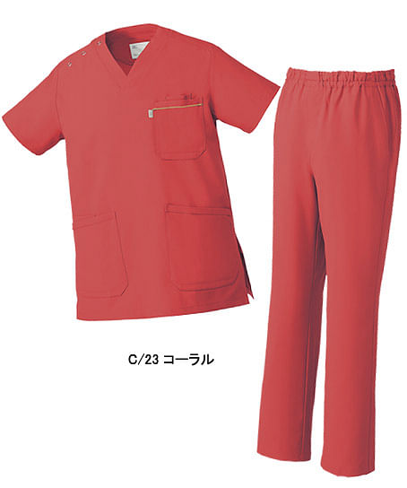 【Mizuno】ミズノスクラブ白衣 上下セット （制電・制菌・男女兼用）（MZ0018A・MZ0019）