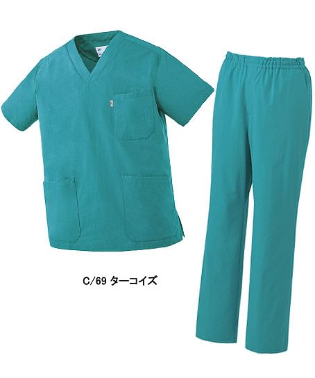 【Mizuno】ミズノスクラブ白衣 上下セット（めちゃ軽・抗ウイルス加工・男女兼用）（MZ0300・MZ0301）