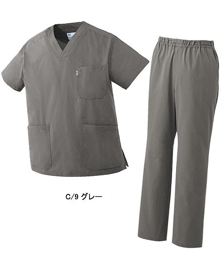 【Mizuno】ミズノスクラブ白衣 上下セット（めちゃ軽・抗ウイルス加工・男女兼用）（MZ0300・MZ0301）