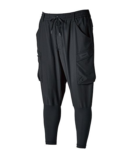 【全1色】TSDESIGN ニッカーズハイブリッドカーゴパンツ（ストレッチ・高通気・接触冷感・消臭機能・耐久性・男女兼用）