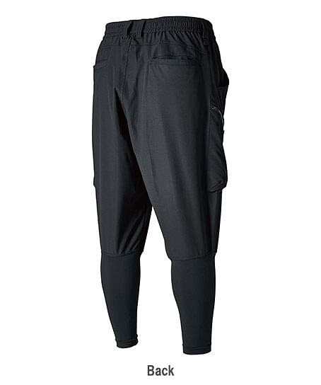 【全1色】TSDESIGN ニッカーズハイブリッドカーゴパンツ（ストレッチ・高通気・接触冷感・消臭機能・耐久性・男女兼用）