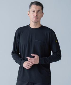 【全3色】TS DESIGN ニッカーズDRY ドッツロングスリーブTシャツ（接触冷感・高通気・UVカット・消臭・男女兼用）