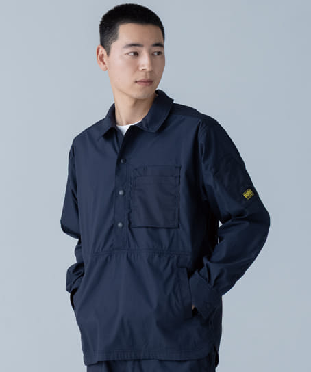 【全3色】TS DESIGN ニッカーズプルオーバーシャツ(ストレッチ・接触冷感・JIS帯電・男女兼用)