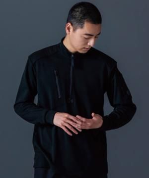 ユニフォーム・制服の通販の【ユニデポ】【全1色】TS DESIGN ニッカーズドライワッフルハーフジップ（ストレッチ・軽量・保温性・男女兼用）