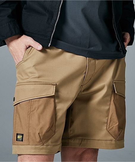 【全3色】TSDESIGN TCNクロスニッカーズハーフパンツ（ストレッチ性・静電気ケア）