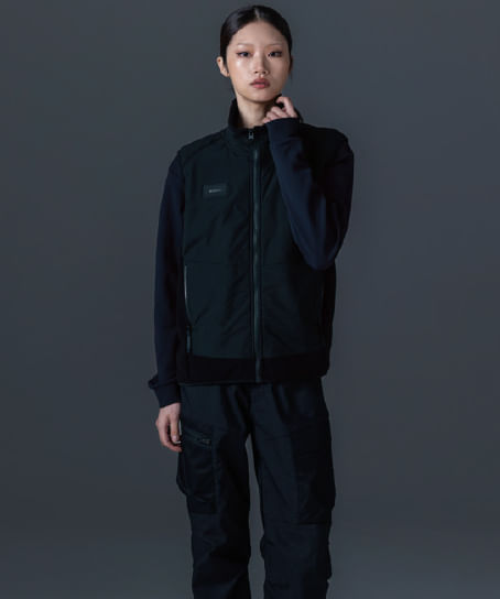 【全1色】TS DESIGN ニッカーズフリースベスト（ストレッチ・軽量・保温性・男女兼用）