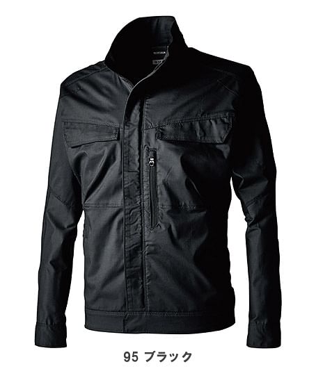 【全5色】TSDESIGN TCNライトクロスジャケット（ストレッチ・帯電防止・吸汗速乾・リサイクル素材・男女兼用）