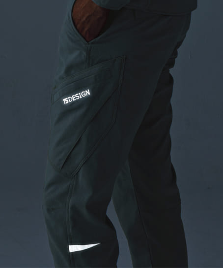 【全5色】TS DESIGN バイオライトフィックスカーゴパンツ(軽量・ストレッチ・高通気・吸汗速乾・制電・エコ・男女兼用)