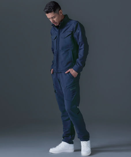 全5色】TSDESIGN エコグログランカーゴパンツ（制電JIS規格・軽量・ストレッチ・吸汗速乾・リサイクル素材・男女兼用）