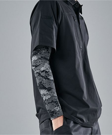 【全1色】TSDESIGN メガクールパワースリーブ（UVカット約90%・消臭素材）