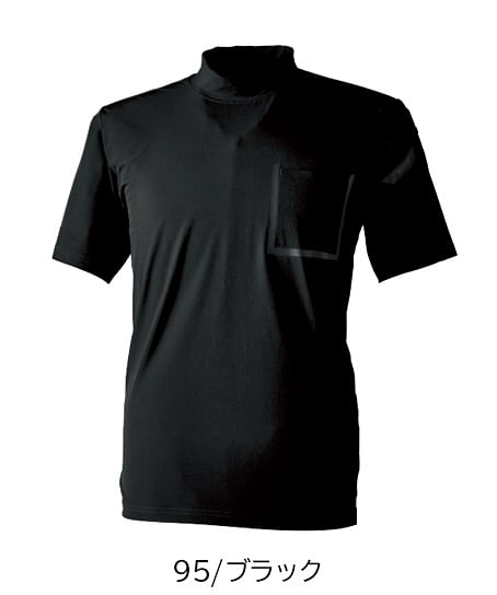 【全3色】TS DESIGN　スウェットモックネックTシャツ（高通気・男女兼用）