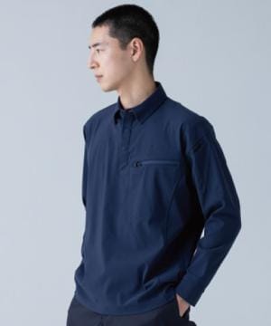 【全5色】TS DESIGN ES DEO トリコットロングスリーブポロシャツ（ストレッチ・制電・防透・消臭・形態安定・男女兼用）