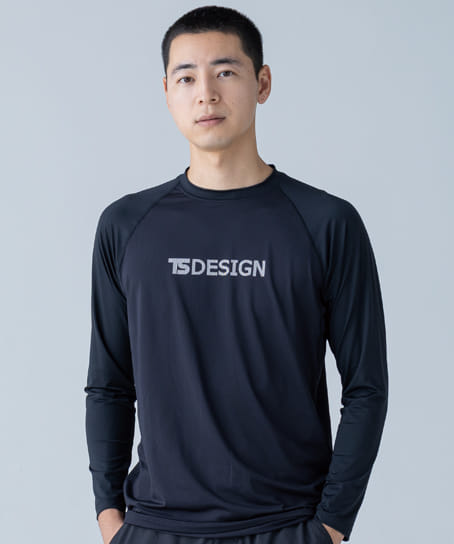 【全2色】TSDESIGN クールアイスライトロングスリーブシャツ(軽量・接触冷感・ストレッチ・UVカット・男女兼用)
