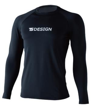 【全4色】TS DESIGN　マイクロフリースロングスリーブシャツ（帯電防止・保温性・消臭・メンズ）