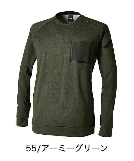 【全4色】TS DESIGN　TS DELTAコーデュラスウェットシャツ（吸汗速乾・高耐久・消臭機能・男女兼用）