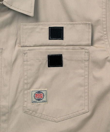 【全2色】半袖カバーオール（ツナギ服・綿100％・日本製生地・S～5Lサイズ）