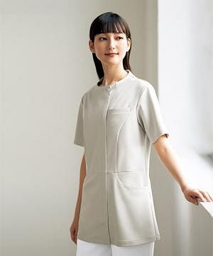 医療制服・スクラブ白衣の通販の【ユニデポ メディカル】【リゼルヴァ】全4色・半袖ナースジャケット（制菌・制電・ストレッチ・レディース)