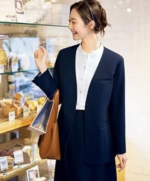 作業服・ワークユニフォームの通販の【ユニデポ 作業着】【全２色】オーバーサイズジャケット（ストレッチ・エコ素材）