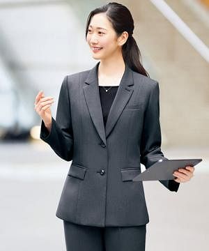 事務服・会社制服の通販の【ユニデポ 事務服】【全２色】ジャケット（ストレッチ・エコ素材）