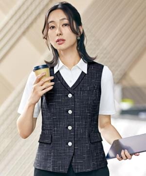 ユニフォーム・制服の通販の【ユニデポ】【全２色】ベスト（ストレッチ・消臭・エコ素材）