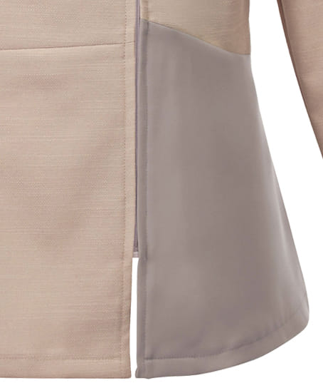 【全2色】七分袖オーバーブラウス（ストレッチ・消臭・エコ素材）