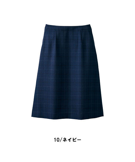 【全2色】Ａラインスカート（ストレッチ・軽量・57cm丈）