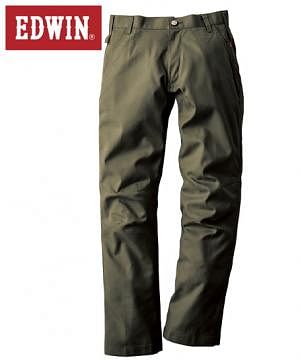 【EDWIN】全4色・パンツ（帯電防止・ストレッチ/伸縮率約7％）
