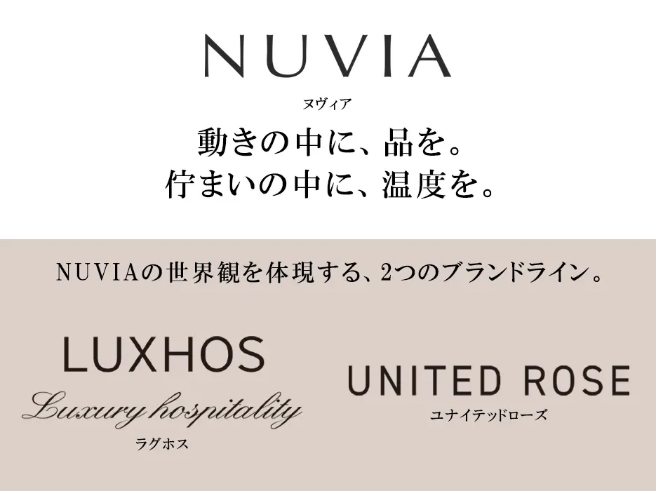 NUVIAの2つのブランド