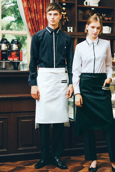 おしゃれカフェ制服 カフェ向けコーディネート特集 飲食店制服 ユニフォームの通販なら ユニデポ フード