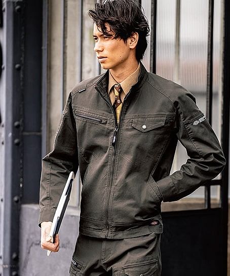 【Dickiesディッキーズ/100周年記念モデル】ストレッチジャケット（伸長率25％以上/男女兼用）